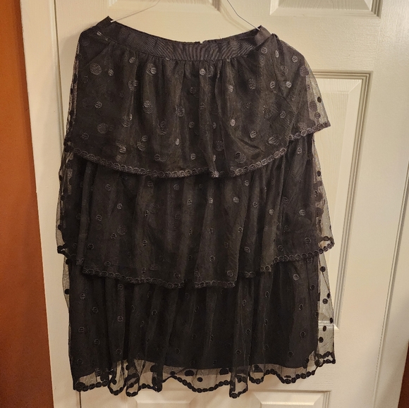 Women J Crew skirt color Black Size 6 - Picture 6 of 6